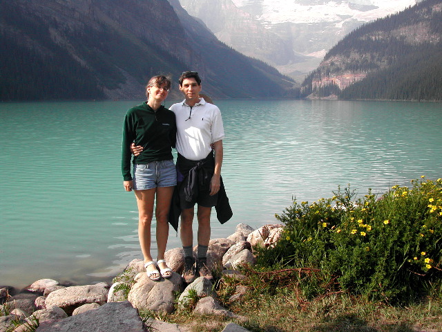 Mia, Ben, Lake Louise