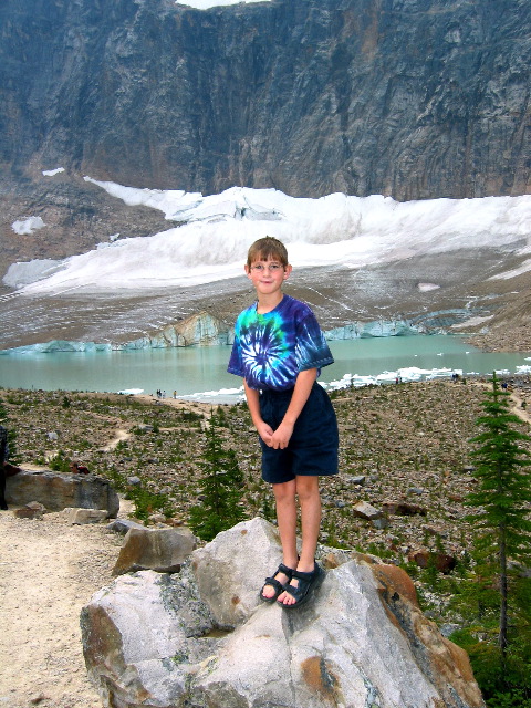 Aron, Edith Cavell Mtn glacier