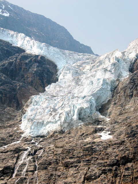 Edith Cavell Mtn glacier