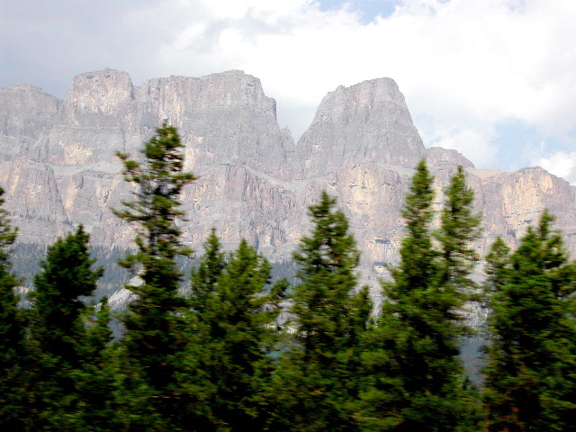 on road to Banff, Canada