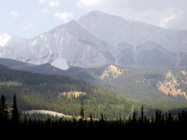 on road to Banff, Canada