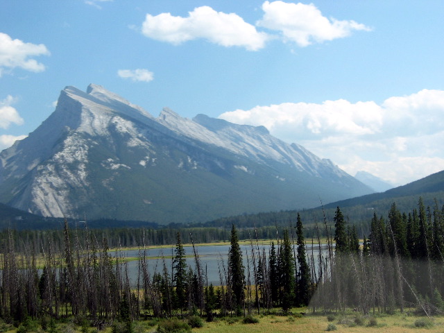 on road to Banff, Canada