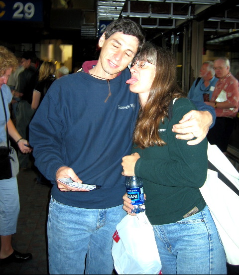 Ben & Mia, Calgary, Canada airport