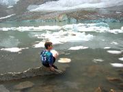 Aron, Edith Cavell Mtn glacier