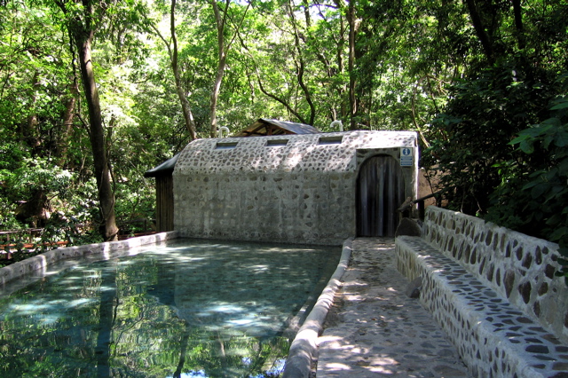 Mud baths--steam room