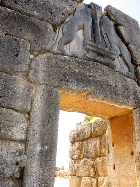 37. Lion gates, Mycenae