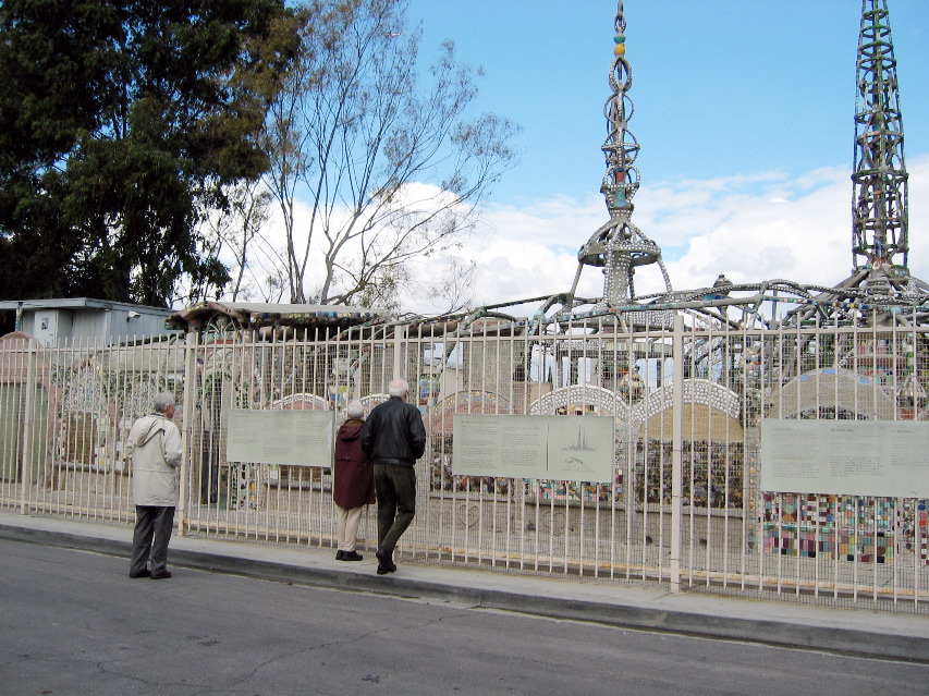 Leonard, Kerstin, & Arthur at the Watts Towers