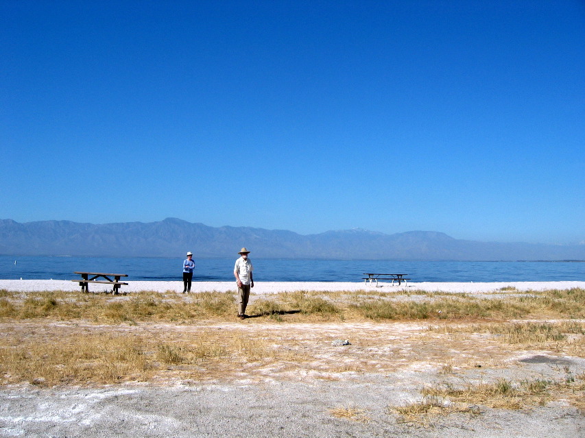 Kerstin & Arthur at the Salton Sea