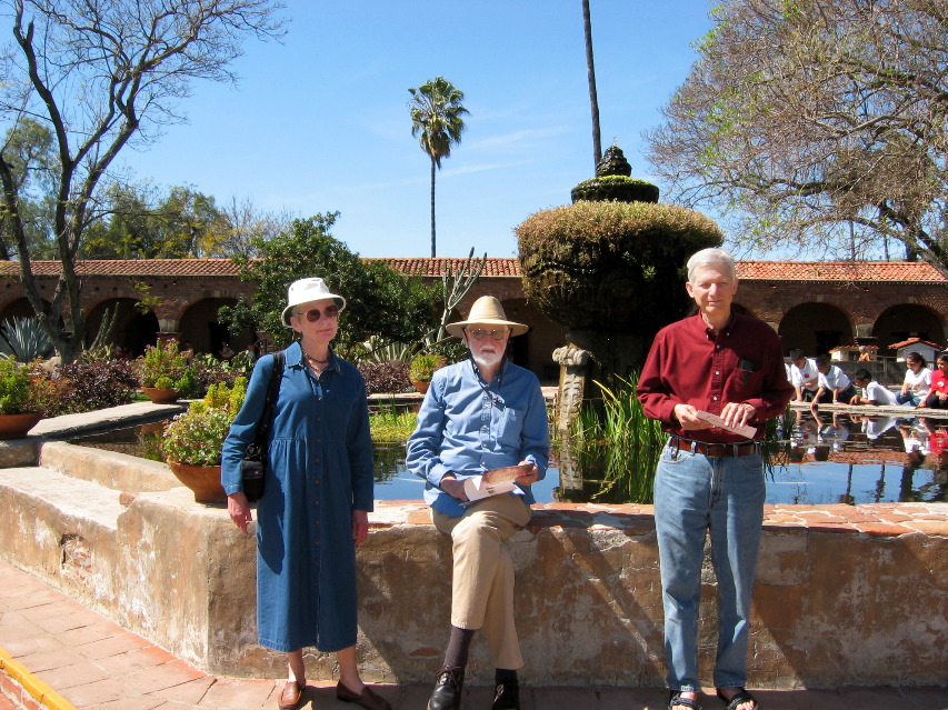 Kerstin, Arthur, & Leonard, Capistrano Mission