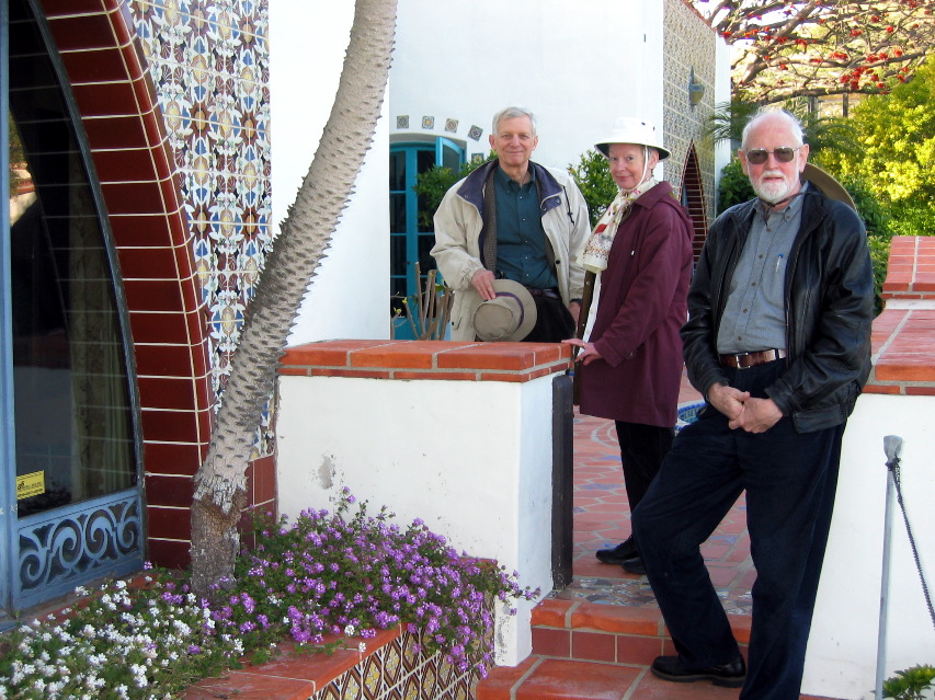 Leonard, Kerstin, Arthur, Adamson House, Malibu