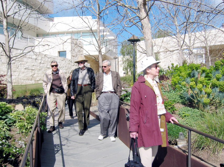 Arthur, Leonard, and Kerstin, The Getty Center